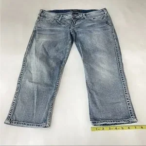 Silver Jeans Jeans Silver Jeans Womens Size W3 Mckenzie Capri